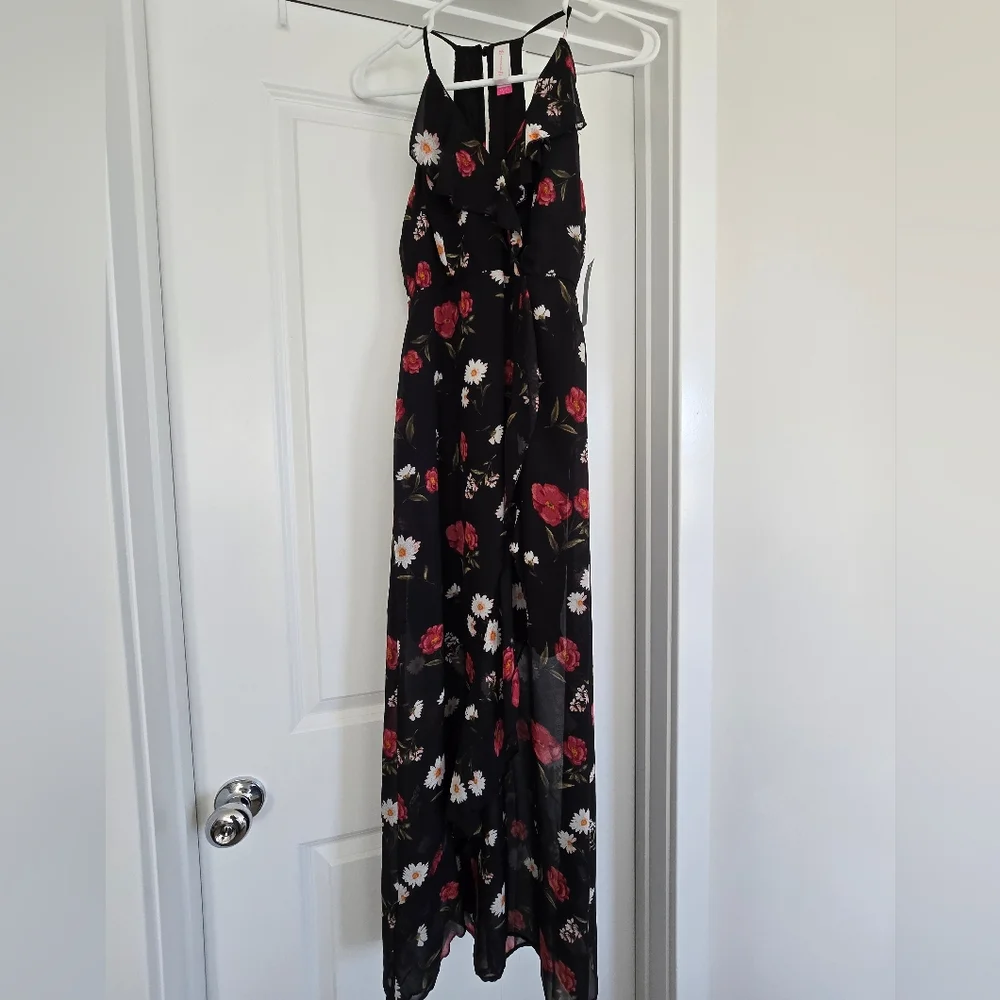 NWT Black Floral Sundress